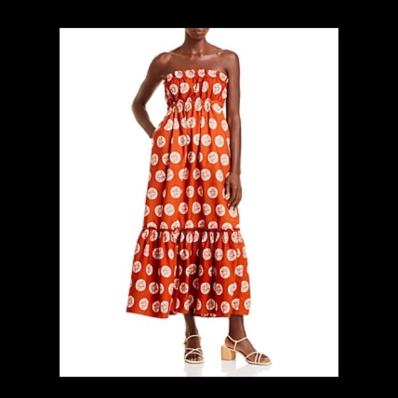 NWOT Free People Leanna Bandeau Midi Dress - Picture 7 of 8